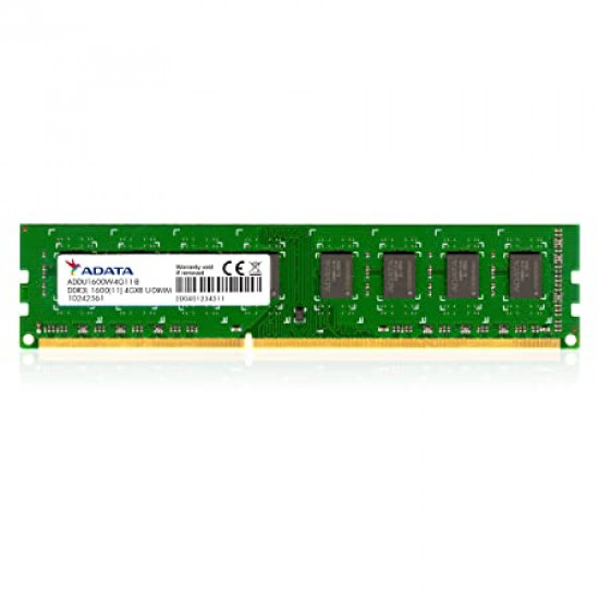 ADATA 4GB DDR3 DESKTOP RAM 1600Mhz