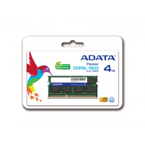 ADATA 4GB DDR3 LAPTOP RAM 1600Mhz