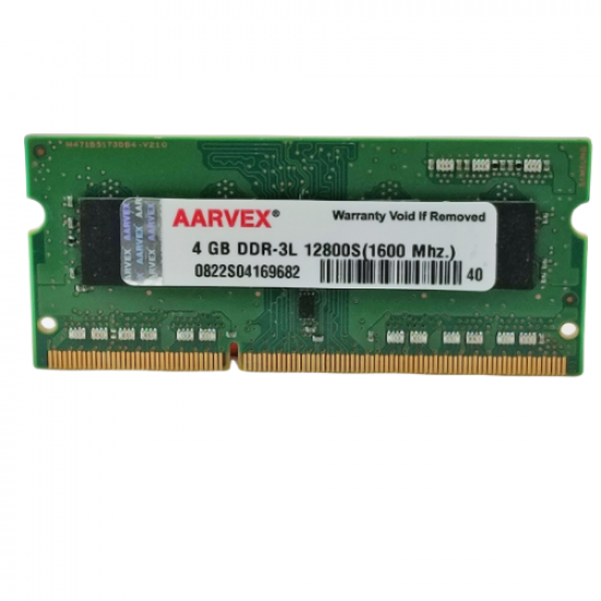 AARVEX 4GB DDR3 LAPTOP RAM 1600Mhz