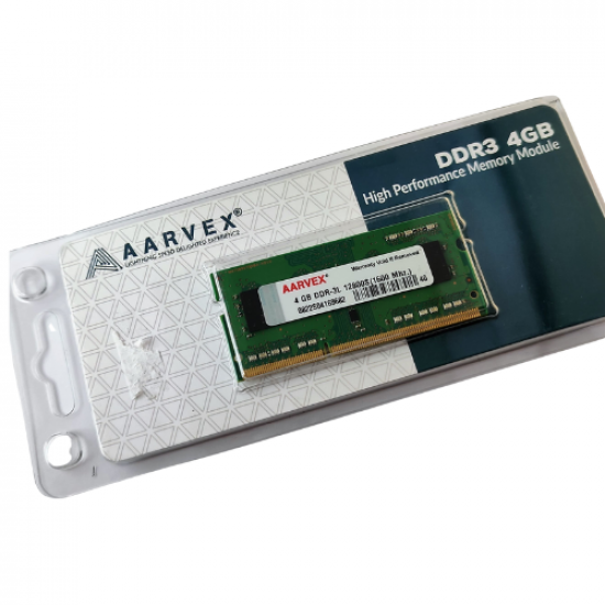 AARVEX 4GB DDR3 LAPTOP RAM 1600Mhz