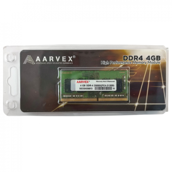 AARVEX 4GB DDR4 LAPTOP RAM 2666Mhz